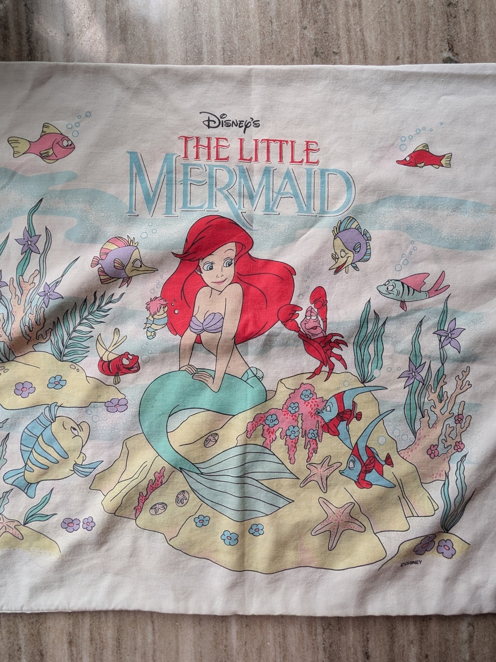 Vintage Disney The Little Mermaid Twin Bedding